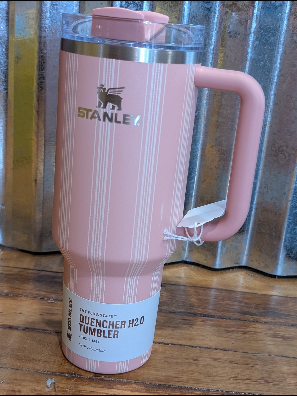 Stanley Pink Quencher H2.0 Tumbler with Handle